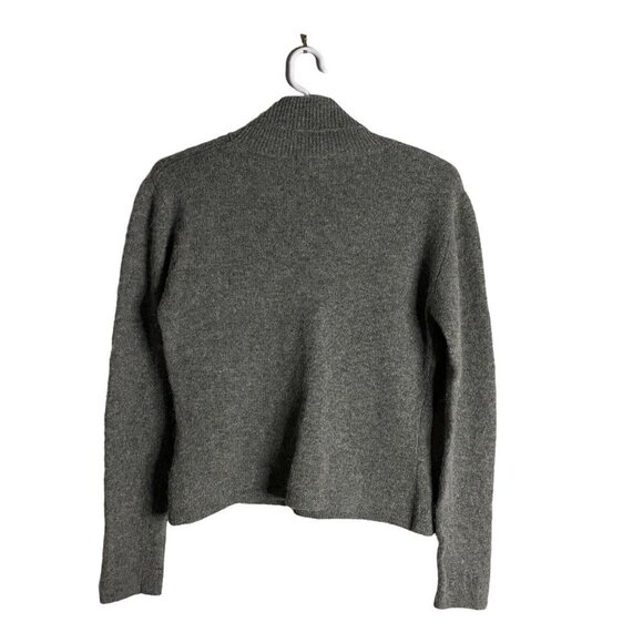 Togo Women's Gray Embellished Snowflake Turtleneck Sweater Sz M - Picture 2 of 4